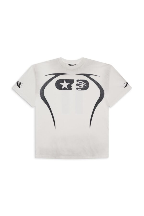 WHITE WARM UP T-SHIRT