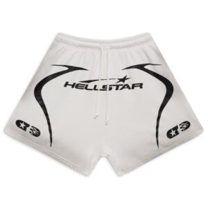 WHITE WARM UP SHORTS