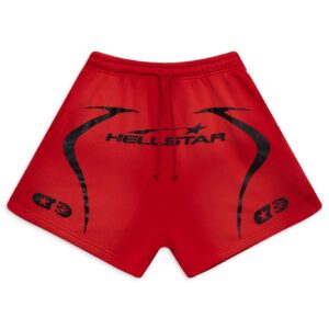 RED WARM UP SHORTS