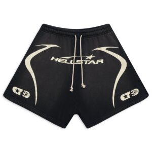 BLACK WARM UP SHORTS