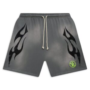 Grey Flame Shorts