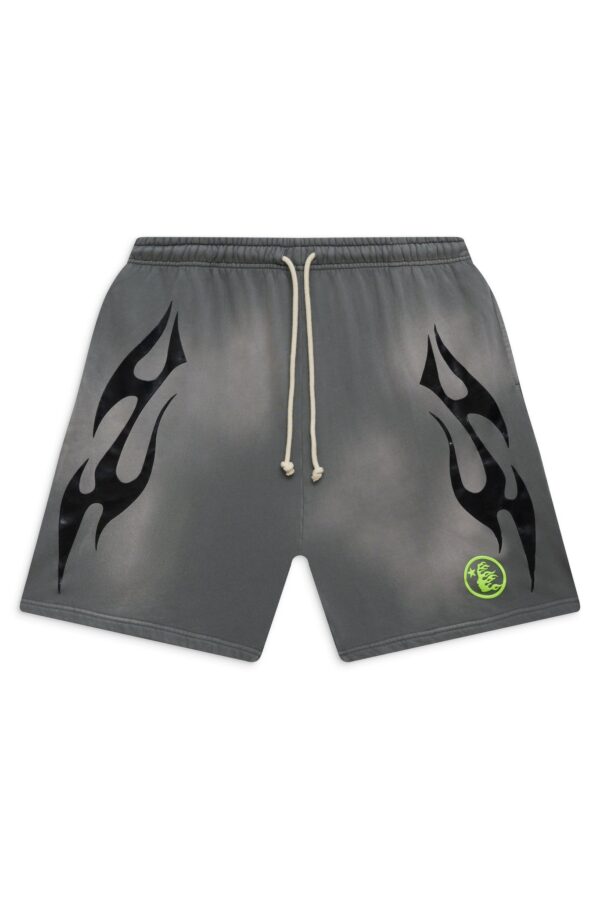 Grey Flame Shorts