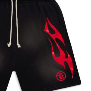 Black Flame Shorts