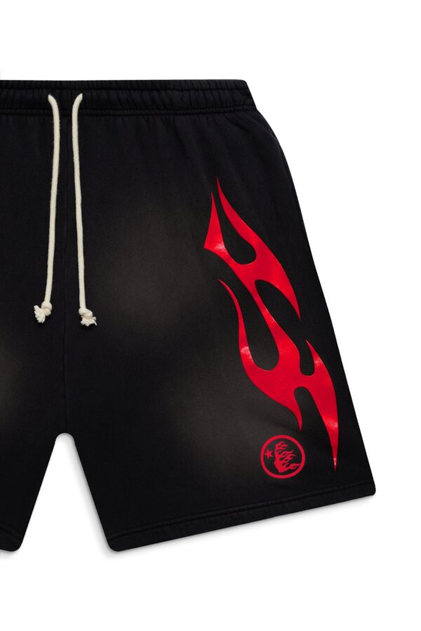 Black Flame Shorts