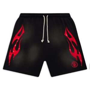 Black Flame Shorts