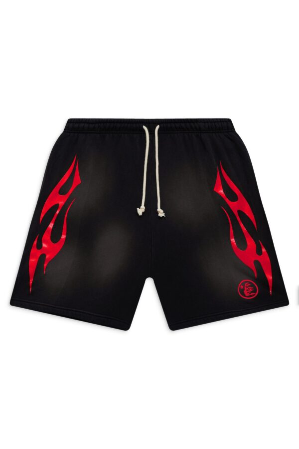 Black Flame Shorts