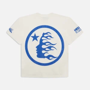 Hellstar Beat Us! T-Shirt White/Blue