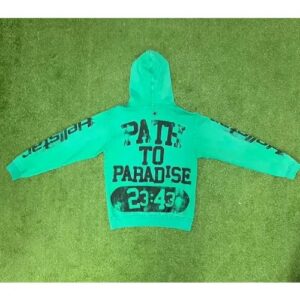 Green Hellstar Capsule 7 Hoodie Path to Paradise
