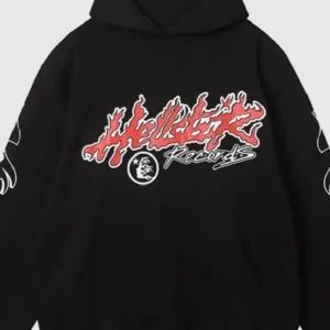 Hellstar Studio Records Hoodie Black