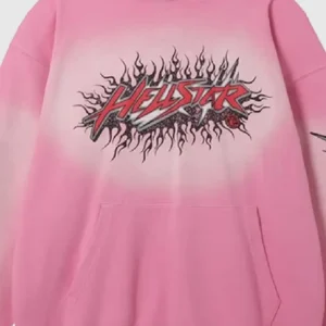 Hellstar Studios Records Hoodie Pink