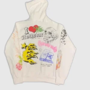 Hellstar Studios Summer Love Hoodie White